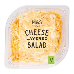 M&S Cheese Layered Salad