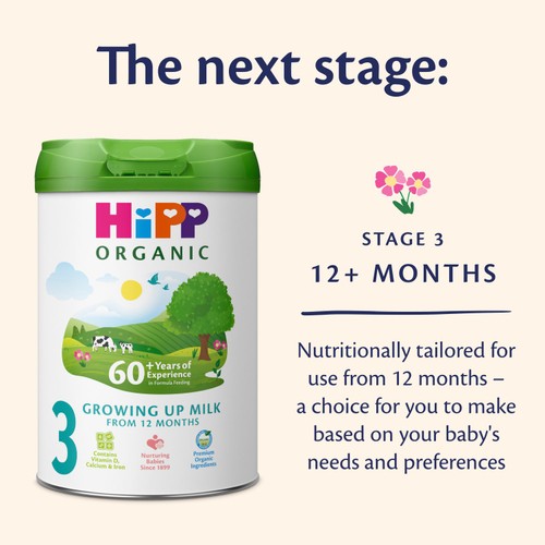 HiPP Organic 2 Follow on Baby Milk Powder Formula From 6 Months 