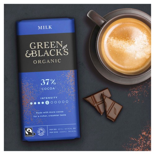 Green & Black's Organic Milk Chocolate Bar