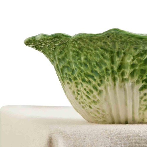 M&S Cabbage Medium Serving Bowl, Forest Green
