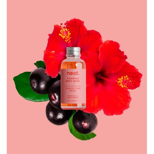 Neat Foaming Body Wash Hibiscus & Acai Berry Refill