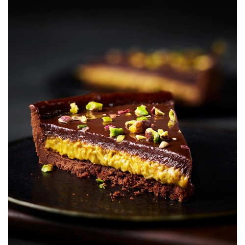 M&S Collection Chocolate & Pistachio Tart