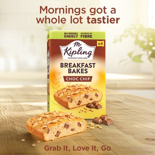 Mr Kipling Breakfast Bakes Chocolate Chip Cakes