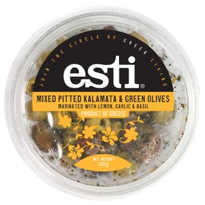 ESTI Mixed Kalamata & Green Olives with Lemon