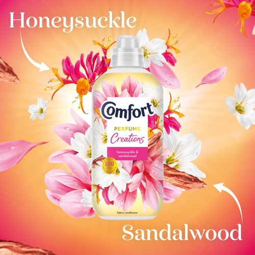 Comfort Perfume Creations Honeysuckle & Sandalwood Fabric Conditioner 48W
