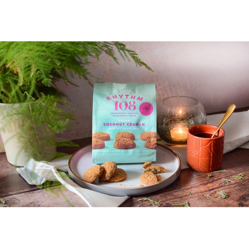 Rhythm 108 Swiss Vegan Coconut Crunch Biscuit Share Bag