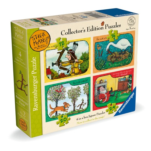 Ravensburger Gruffalo & Friends Stickman 4 in a Box Jigsaw Puzzles