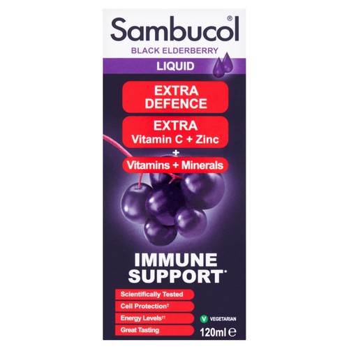 Sambucol Extra Defence Syrup, 120ml Sambucol Extra Defence Syrup, 120ml