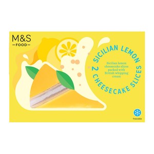 The Bakery at  Zingy Lemon Cheesecake Slices 2 x 95g (190g)