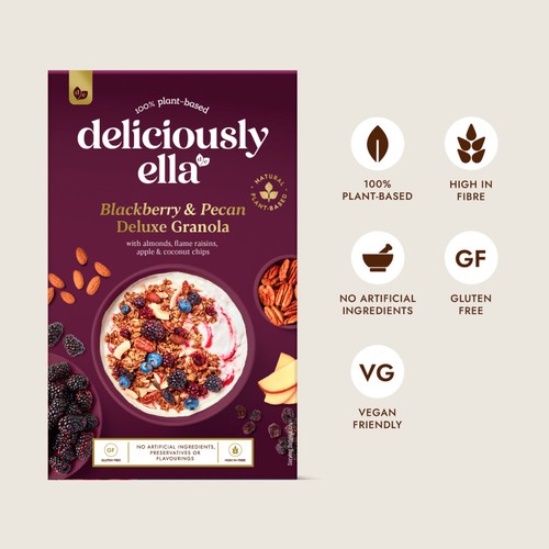Deliciously Ella Blackberry & Pecan Deluxe Granola