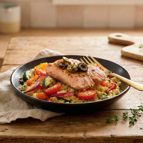 John West Atlantic Salmon Fillet Mediterranean Style in Olive Oil 115g