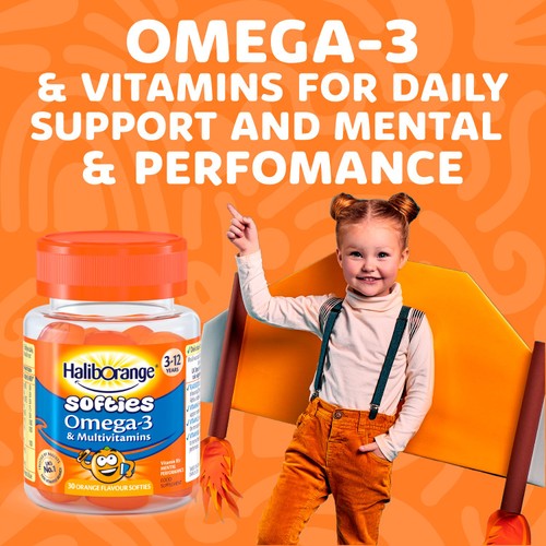 Haliborange Multivitamin & Omega-3 Softies 3-12 yrs