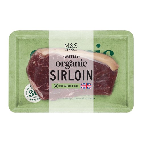 M&S Organic Sirloin Steak