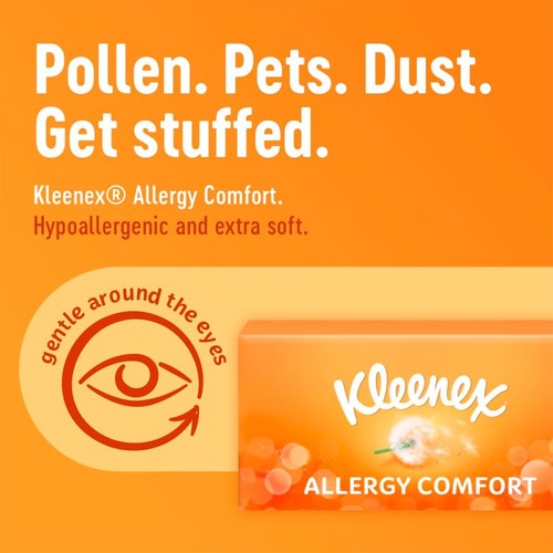 Kleenex Allergy Comfort Tissues Box