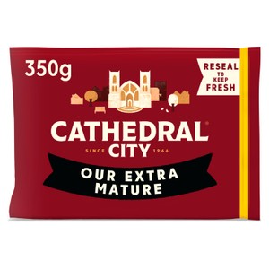 Cathedral City Lighter Extra Mature Cheddar Cheese 350g