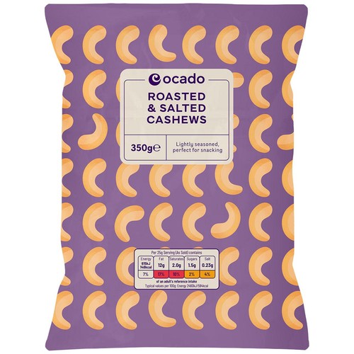 Ocado Roasted & Salted Cashews