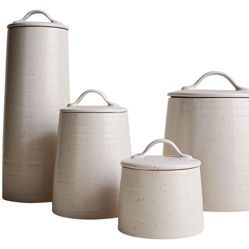 M&S Large Ceramic Cookie Jar, One Size, Neutral