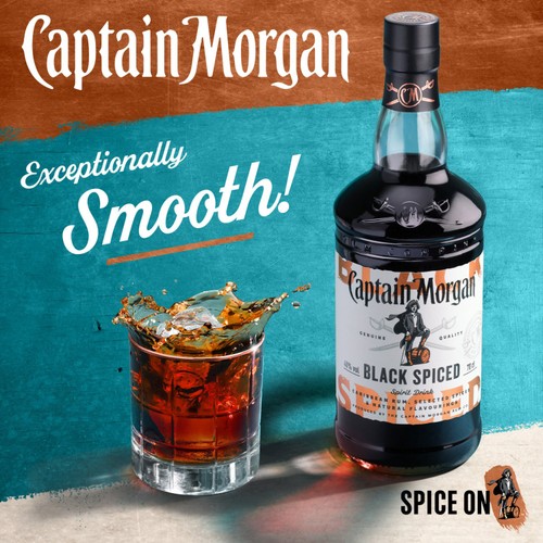 Captain Morgan Black Spiced Spirit Drink
