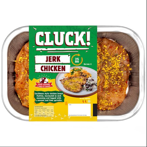 Cluck! Caribbean Jerk Coconut Lime Chicken Flatties Ocado