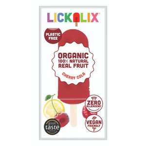 Lickalix Cherry Cola Organic Ice Lollies