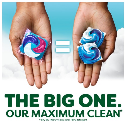 Fairy Non Bio The Big One Cherry Blossom & Nordic Cotton Washing Pods