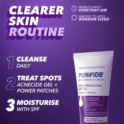 Purifide Daily Moisturiser SPF30