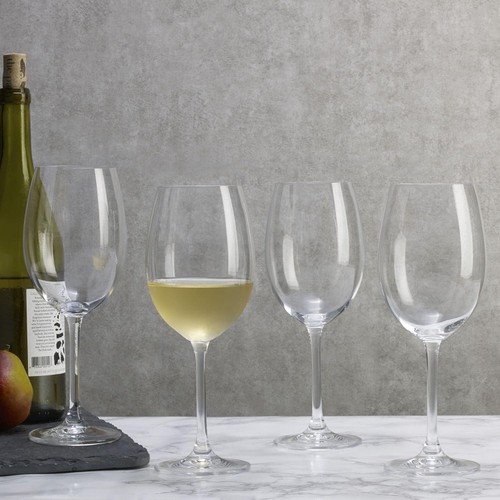 Mikasa Julie 16.5oz White Wine Glasses Set of 4