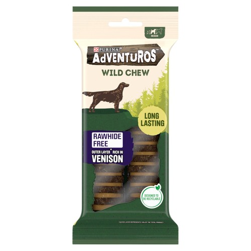 Adventuros Wild Chew Venison Medium Dog Treats