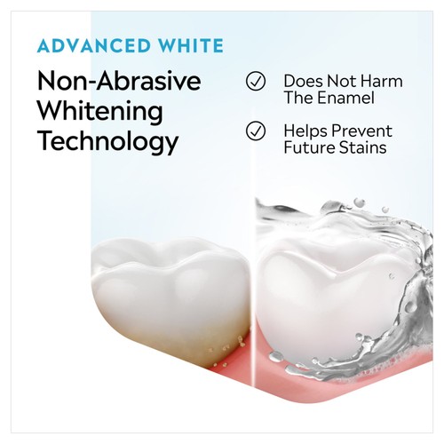 Listerine Advanced White Milder Taste Alcohol Free Mouthwash