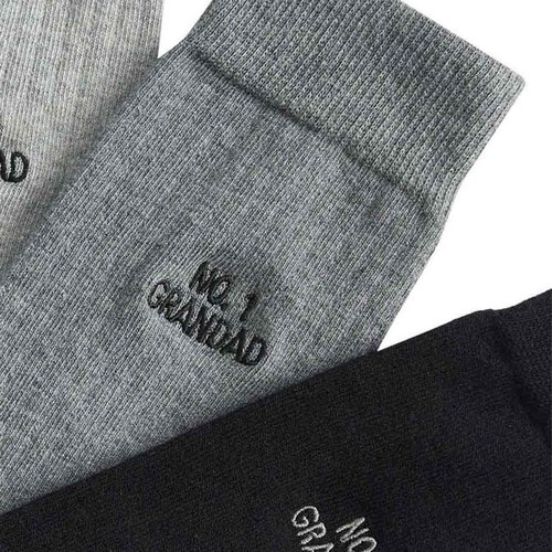 M&S No.1 Grandad Socks, 9-12, Grey