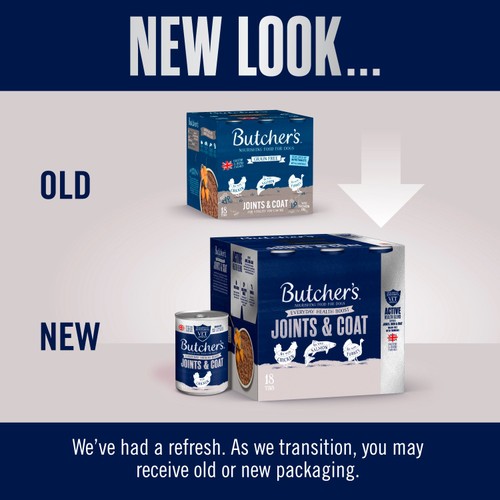 Butcher's Joints & Coat Dog Food Tins
