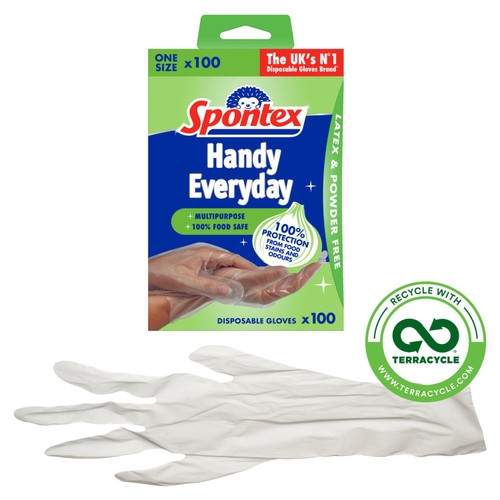 Spontex Disposable Gloves Multipurpose Latex Free