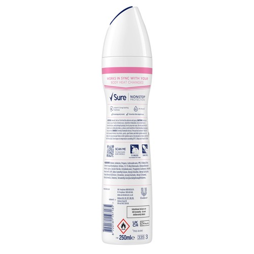 Sure Women 72hr Nonstop Protection Invisible Pure Antiperspirant Deodorant