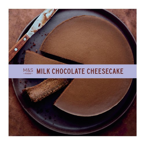 M&S Milk Chocolate Cheesecake