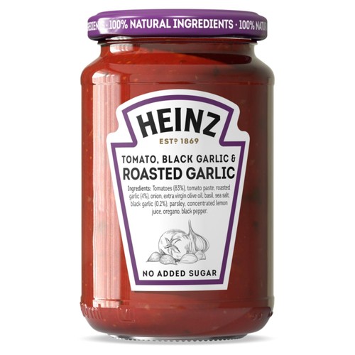 Heinz Black & Roasted Garlic Pasta Sauce