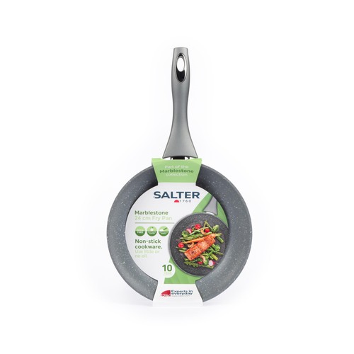 Salter Marblestone 24cm Frypan Grey