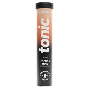 Tonic Peach Focus + Mind with Lion's Mane Effervescent 20 Tablets