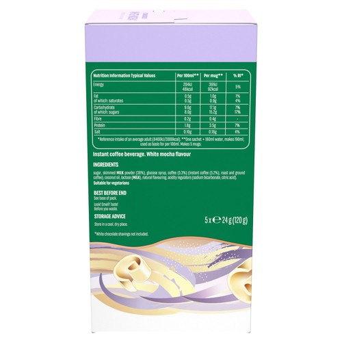 Starbucks Frothy Mixes - White Mocha 5 sachets