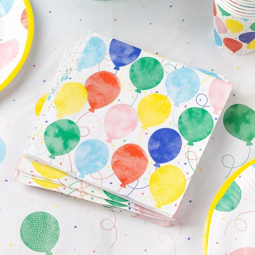 Table Fun Balloon Paper Party Napkins