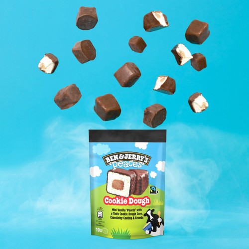Ben & Jerry's Cookie Dough Peaces Ice Cream Frozen Snack
