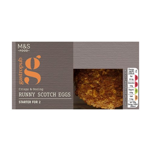 M&S Gastropub 2 Scotch Eggs Starter