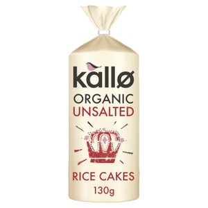Kallo Organic Unsalted Rice Cakes