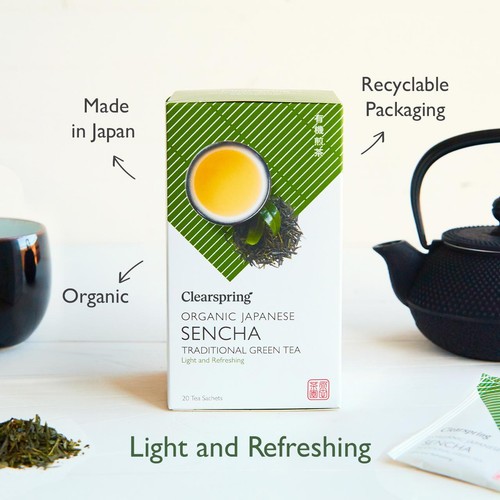 Clearspring Organic Japanese Sencha Green Teabags