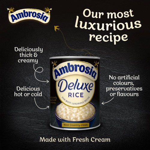 Ambrosia Deluxe Rice Pudding Dessert Tin