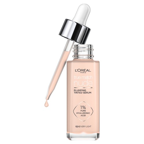 L'Oreal Paris True Match Nude Plumping Tinted Serum, Very Light