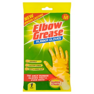 Elbow Grease Super Strong Rubber Gloves Large