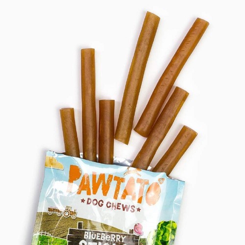Pawtato Blueberry Sticks, Vegan Dog Treats