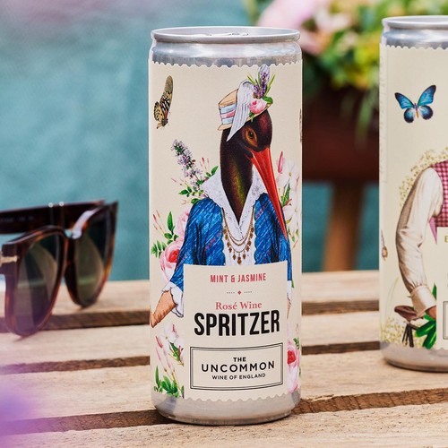 The Uncommon English Rose Spritzer Cans Multipack