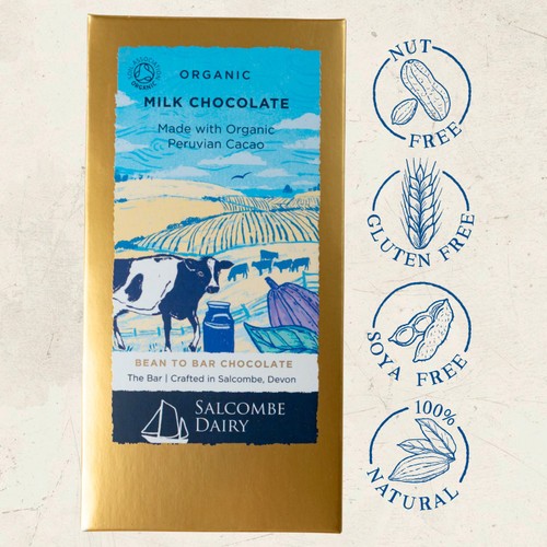 Salcombe Dairy Organic Milk Chocolate Bar