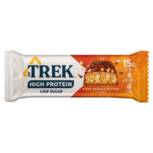 TREK High Protein Low Sugar Choc Peanut Protein Bar